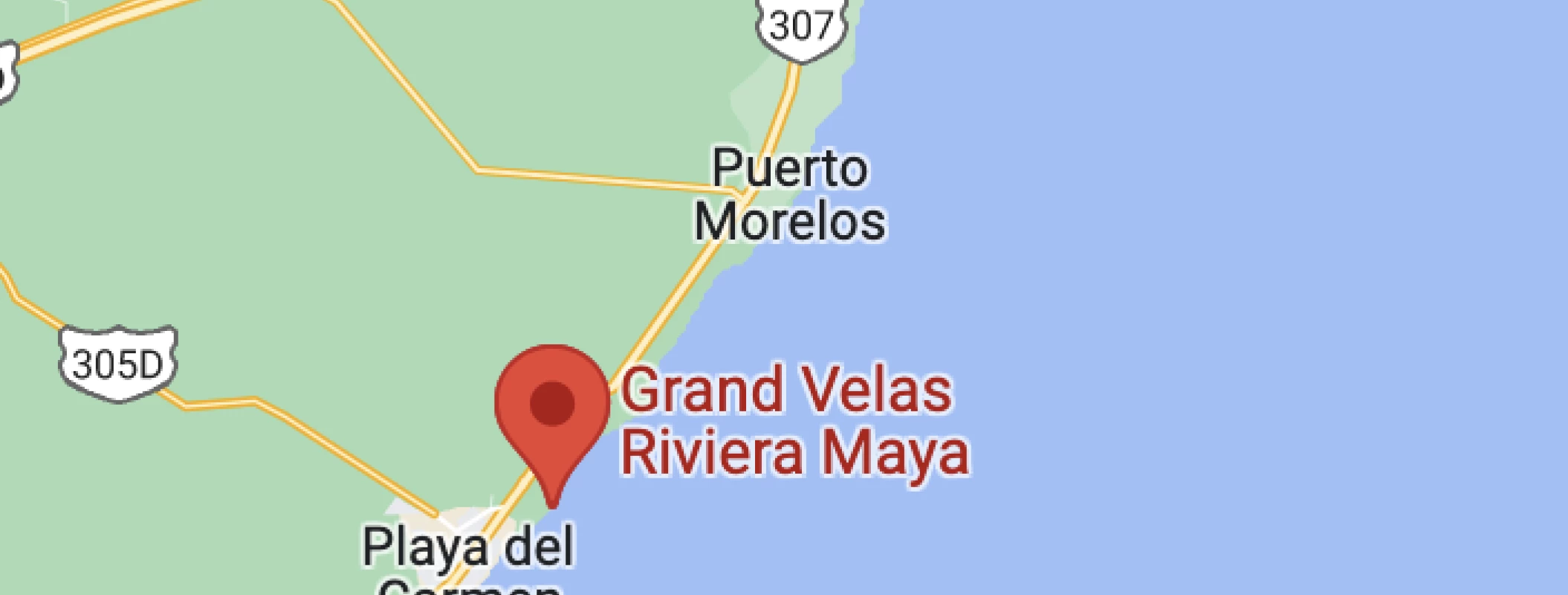 GRAND VELAS RIVIERA MAYA MAP