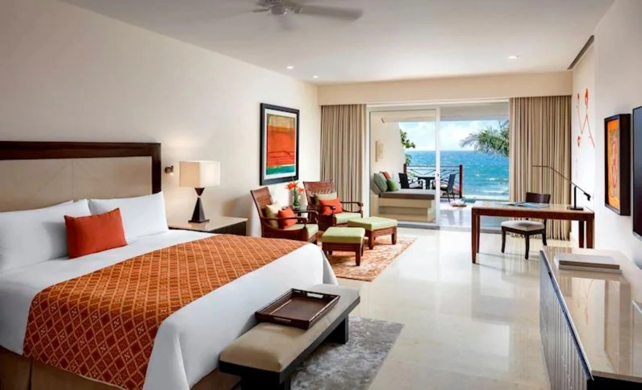 ambassador suite ocean view with one bed at grand velas riviera maya resort