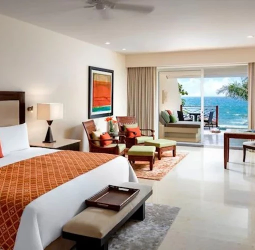 ambassador suite ocean view with one bed at grand velas riviera maya resort