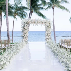 Grand velas ceremony decor