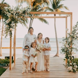 Grand velas family wedding