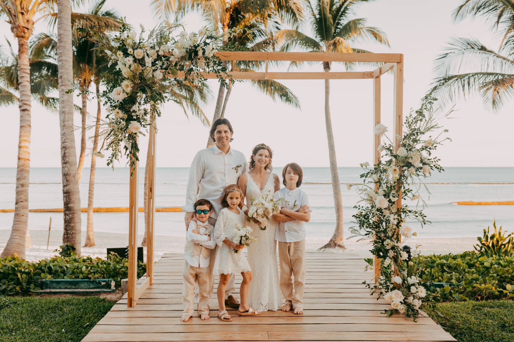 Grand velas family wedding