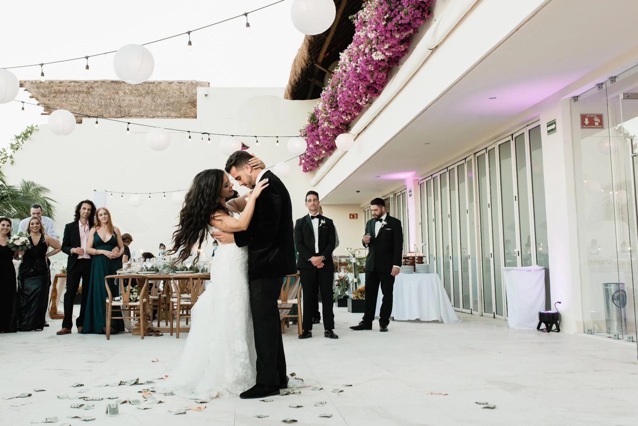 Grand Velas couple reception