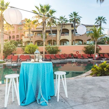 cocktail party on the main pool at Hacienda Del Mar Los Cabos Resort, Villas & Golf