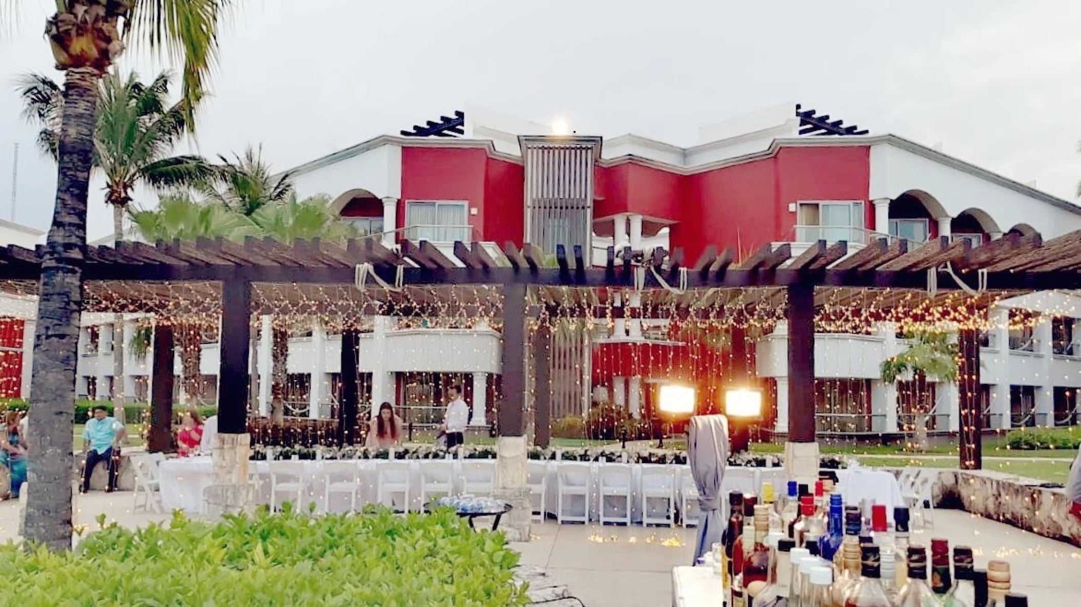 Backyard wedding venue at Hard Rock