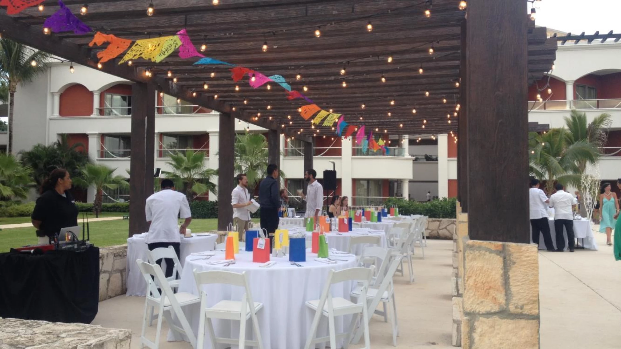 Backyard wedding venue at Hard Rock