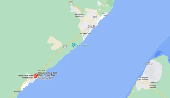 Google maps of Hard Rock Hotel Riviera Maya