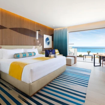 Deluxe platinum king ocean view room at Hard Rock Los Cabos An All Inclusive Experience