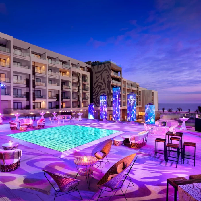 Serenade terrace at Hard Rock Los Cabos An All Inclusive Experience