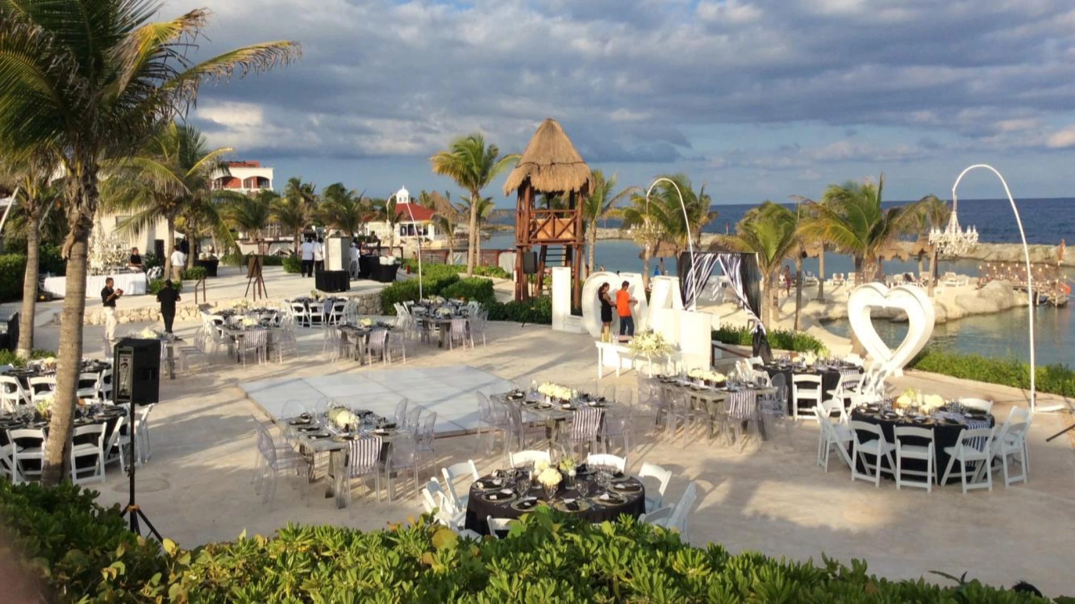 Maracas Terrace wedding venue at Hard Rock Resort