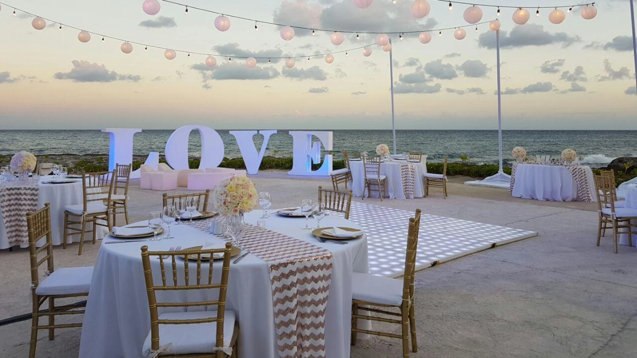 Ocean Terrace And Hacienda Overlook wedding venue at Hard Rock