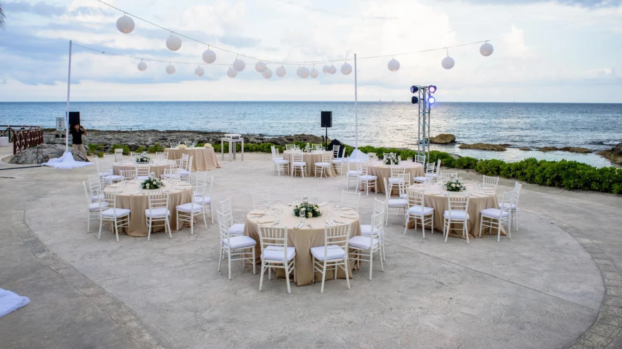 Ocean Terrace And Hacienda Overlook wedding venue at Hard Rock