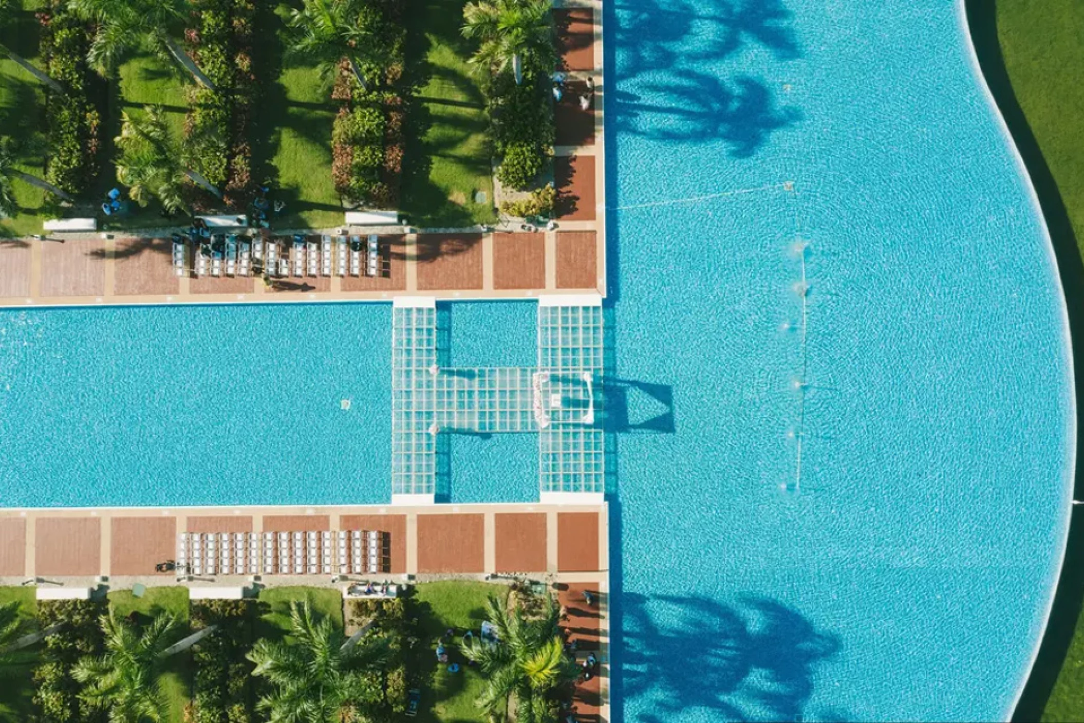 Wedding decor on the eclipse canal wedding venue at Hard Rock Punta Cana