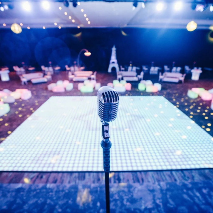 Hard Rock Riviera Maya ballroom wedding reception area