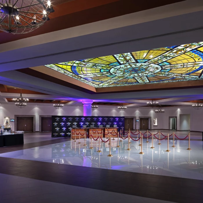 Hard Rock Riviera Maya convention center and wedding reception area