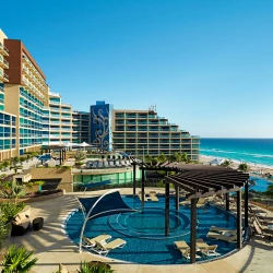 Breeze terrace at Hard Rock Cancun