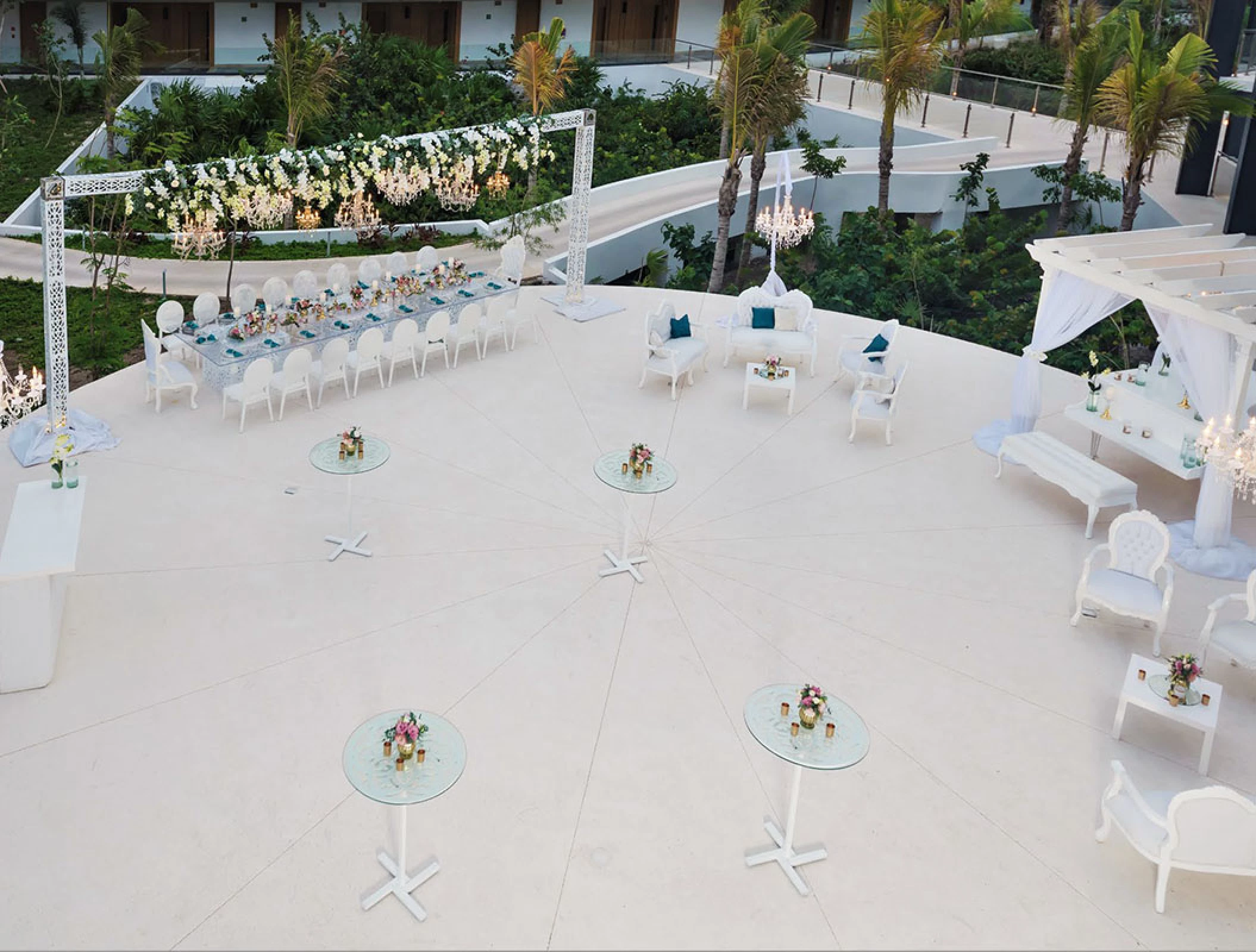 Round Terrace Venue at Haven Riviera Cancun.
