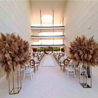 Ceremony setup on The H Arch venue at Haven Riviera Cancun Resort.