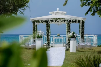 wedding gazebo at Hilton La Romana, an All Inclusive Adult Resort