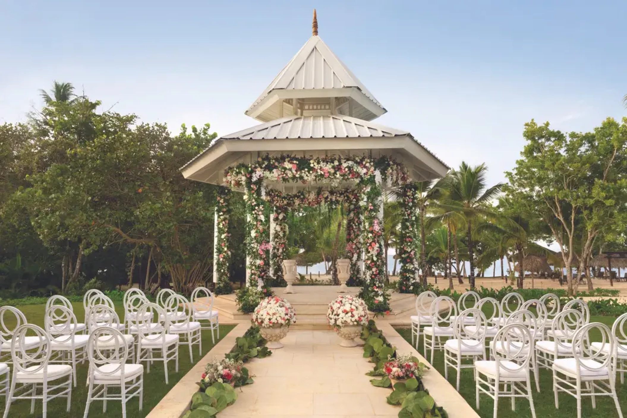 Garden gazebo at Hilton La Romana, an All Inclusive Adult Resort