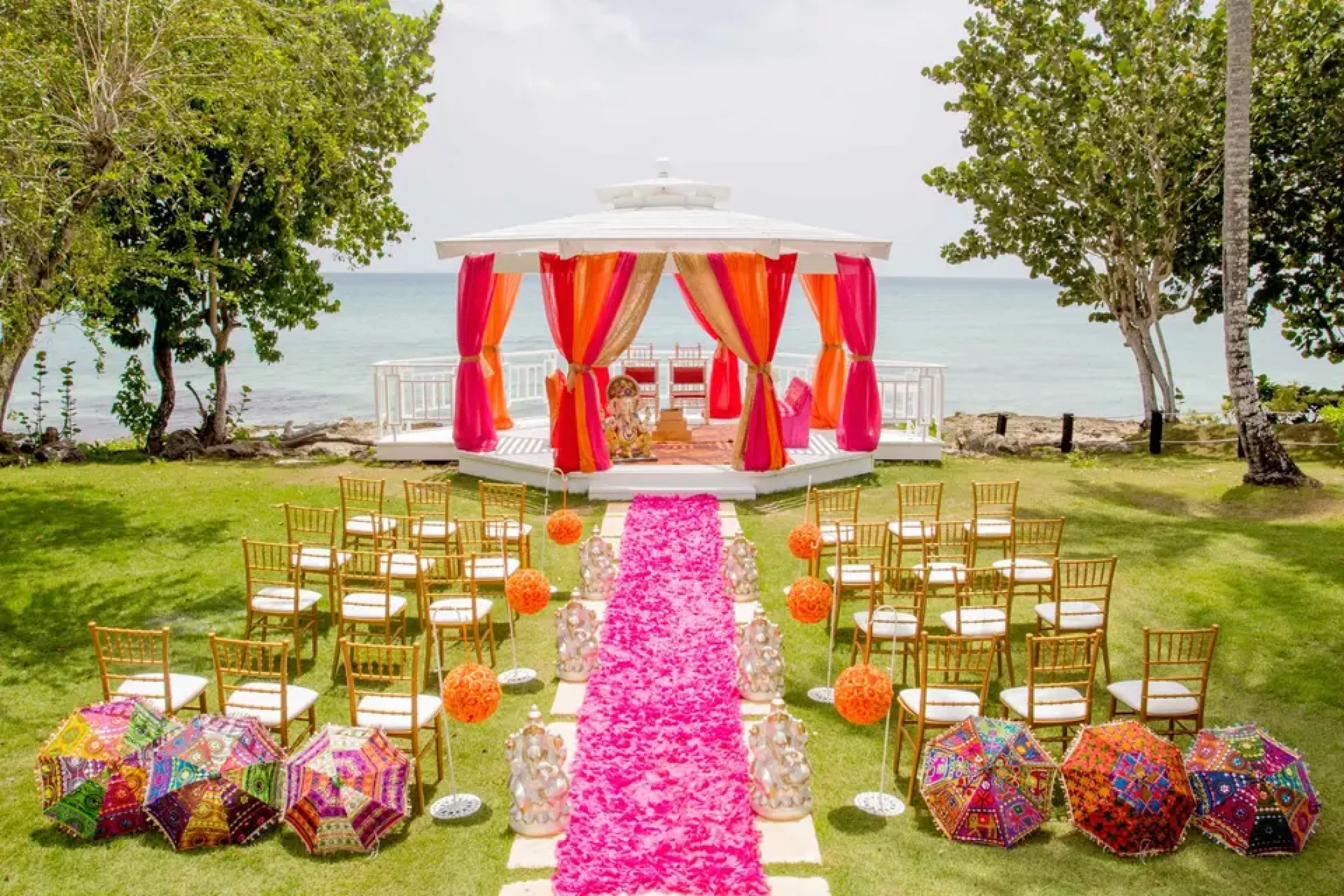 Wedding gazebo at Hilton La Romana, an All Inclusive Adult Resort