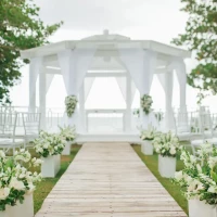 Wedding gazebo at Hilton La Romana, an All Inclusive Adult Resort