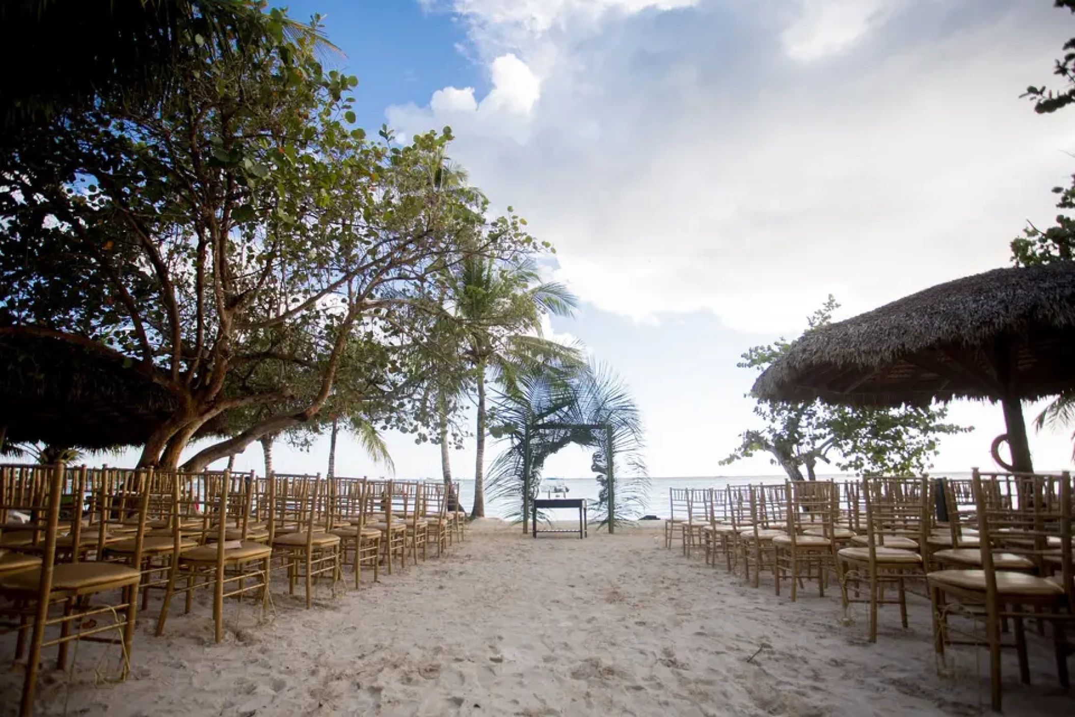 Ceremony decor at Hilton La Romana, an All Inclusive Adult Resort