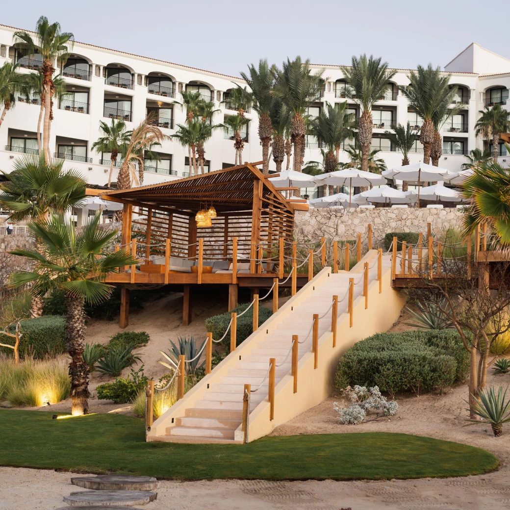 Resort beach at Hilton Los Cabos Beach and Golf