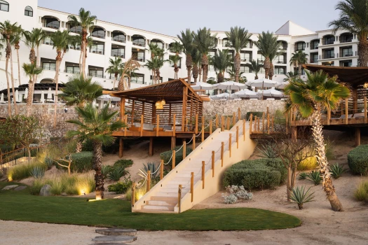 Resort beach at Hilton Los Cabos Beach and Golf