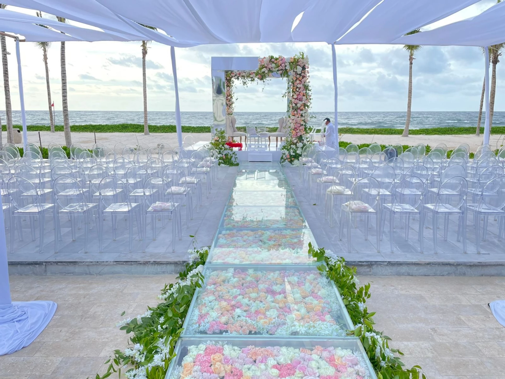 Hilton Tulum beach venue.