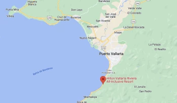 Google map of Hilton Vallarta Riviera