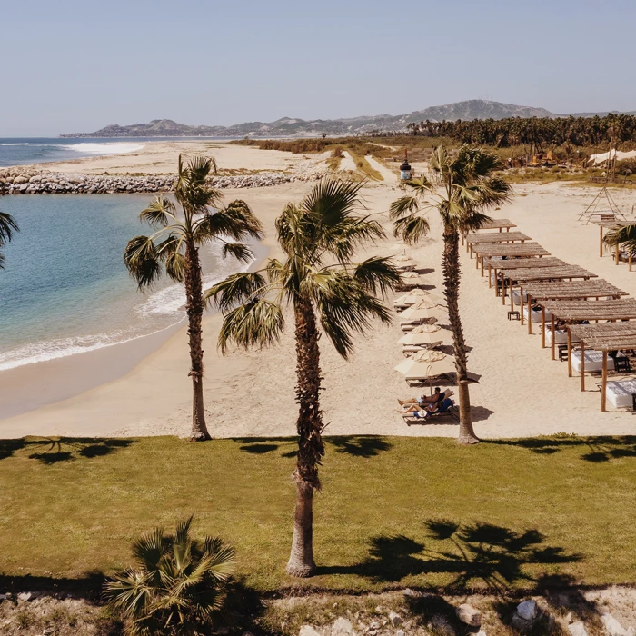 Beach club at Hotel El Ganzo Los Cabos