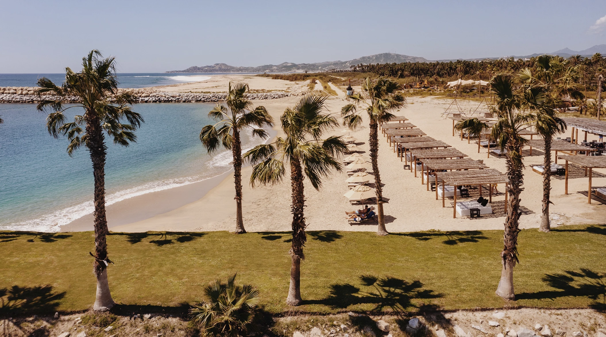 Beach club at Hotel El Ganzo Los Cabos