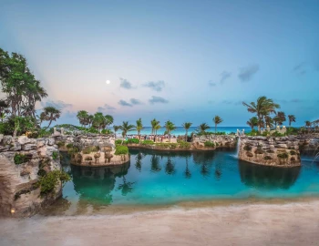 wedding event area to celebrate at Hotel Xcaret Mexico