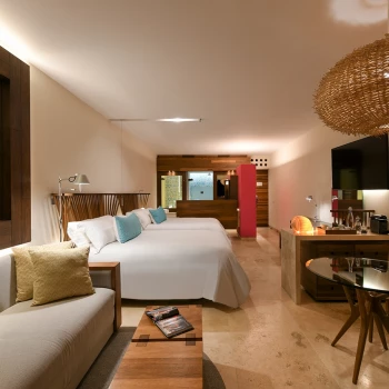 Hotel Xcaret double bedroom suite