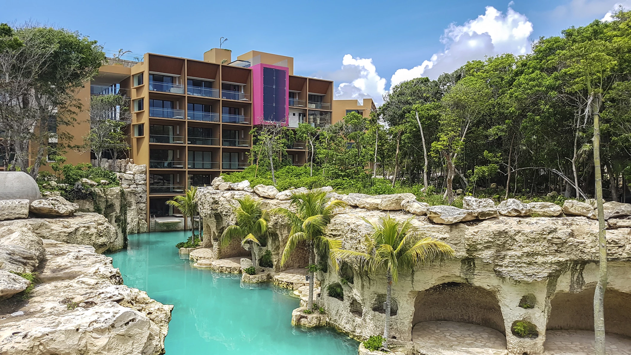 Hotel Xcaret lagoon