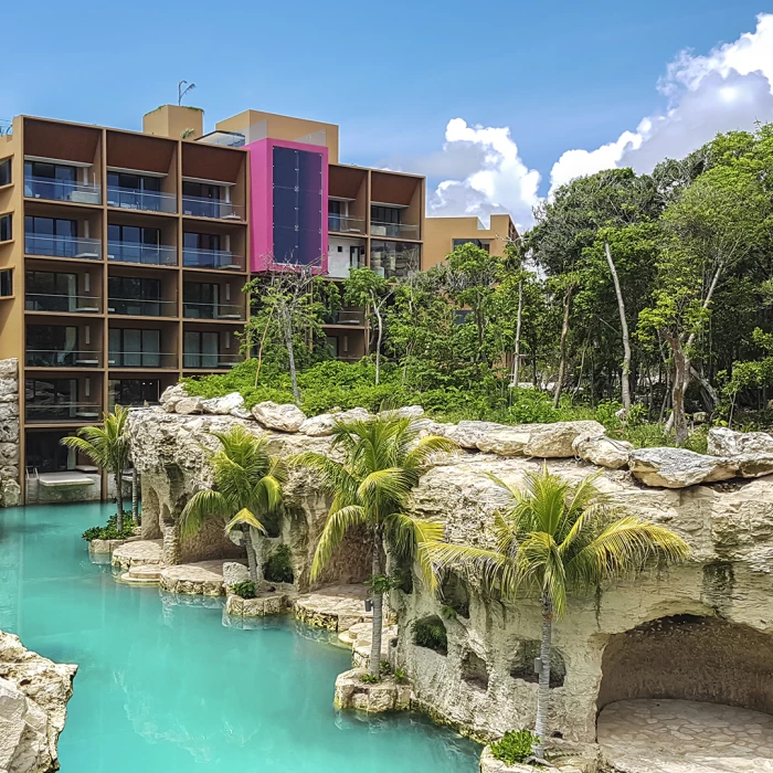 Hotel Xcaret lagoon