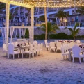 Dinner reception in Beach venue at Hyatt Zilara Cancun