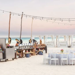 Hyatt Zilara Cancun Mexican Beach wedding