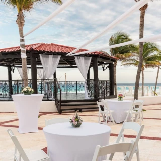 Cocktail party in Gazebo Villas Venue at Hyatt Zilara Cancun