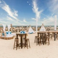 Sahara Beach wedding set up at Hyatt Ziva Cancun