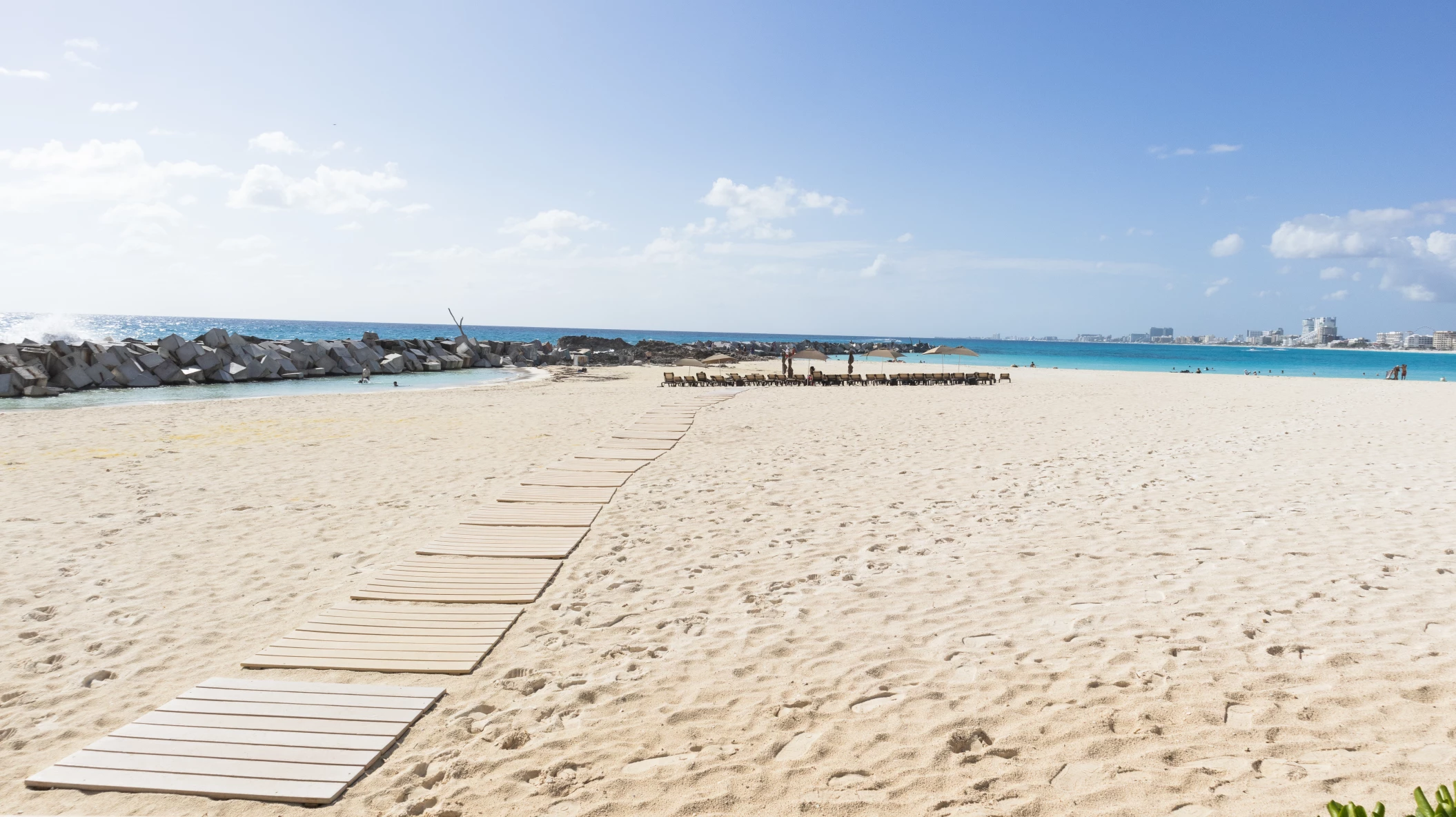 Sahara beach wedding venue at Hyatt Ziva Cancun
