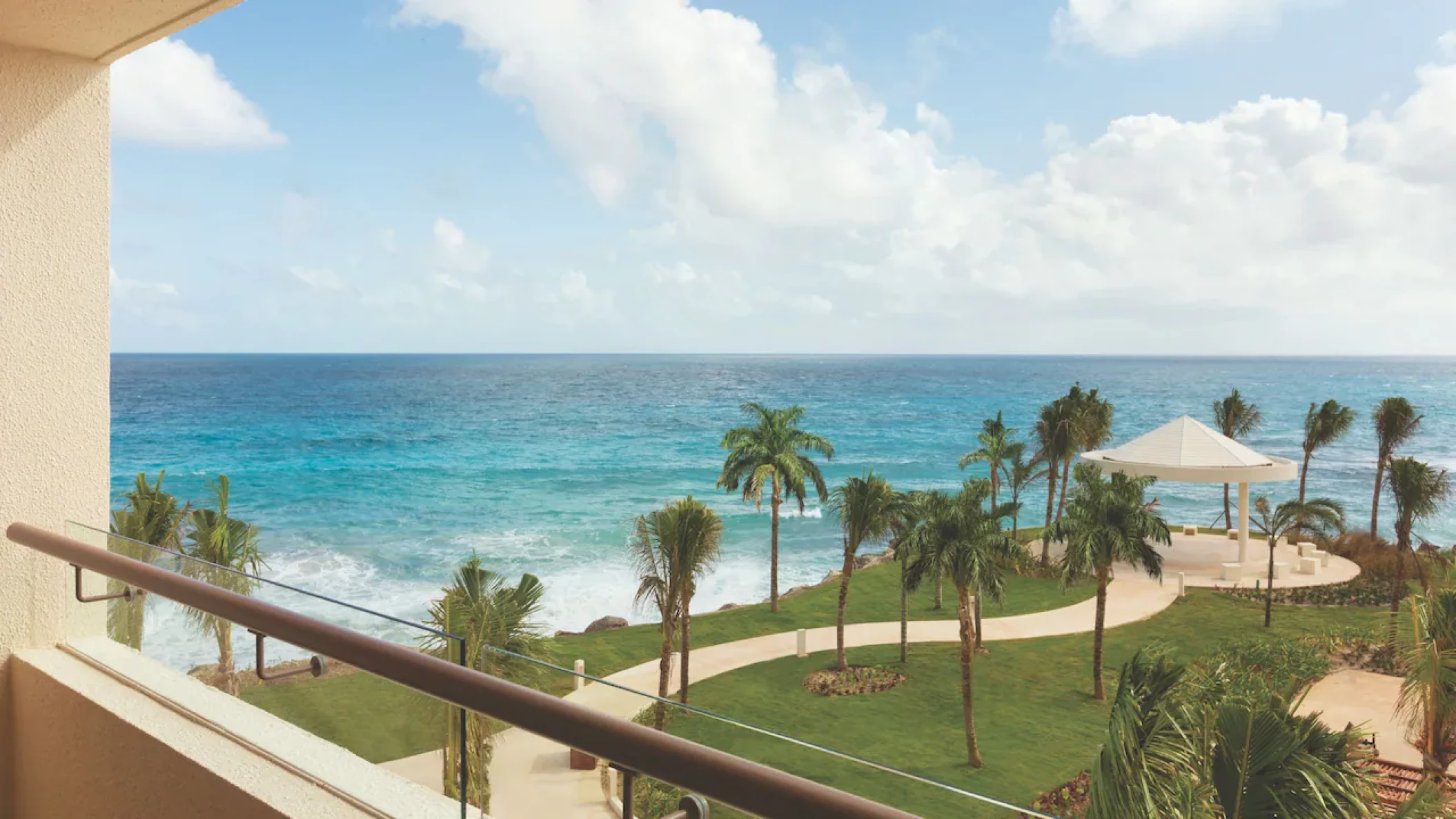 Balcony view suite at Hyatt Ziva Cancun