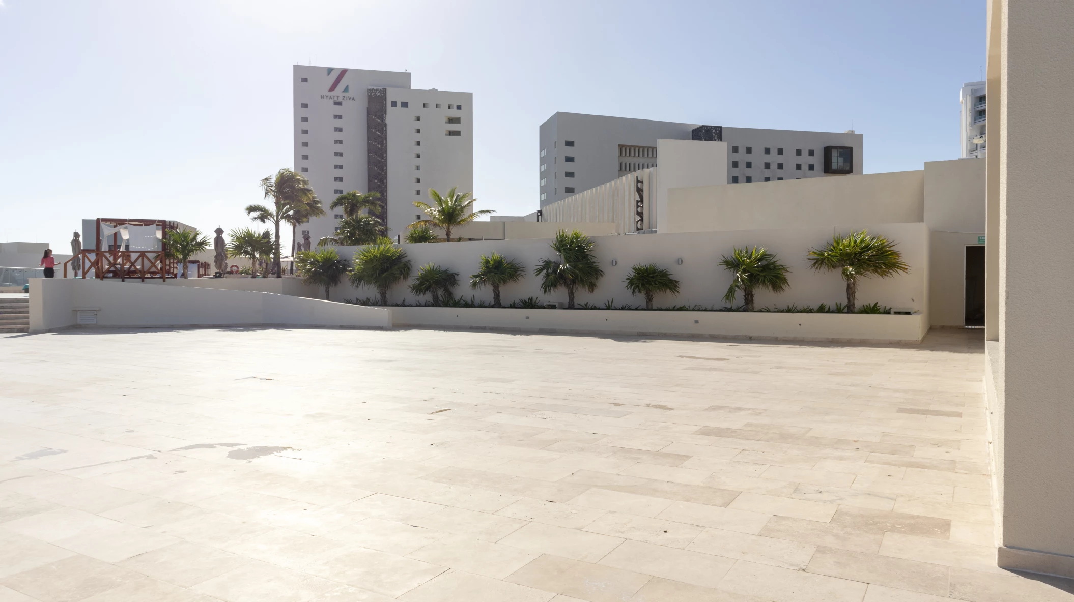 rooftop terrace venue at Hyatt Ziva Cancun