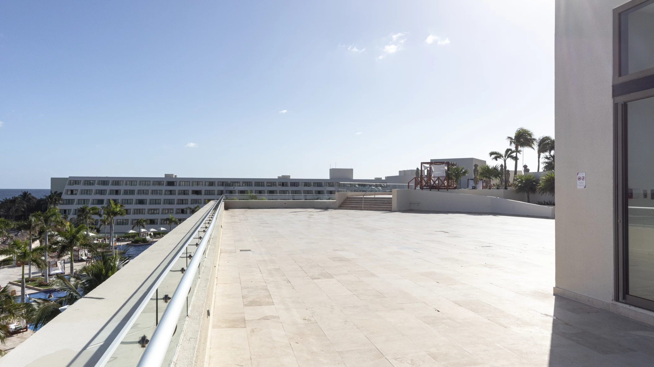 rooftop terrace venue at Hyatt Ziva Cancun