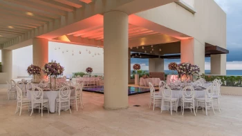 Sky Terrace wedding venue set up at Hyatt Ziva Cancun
