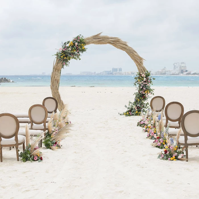 Sahara beach wedding venue at Hyatt Ziva Cancun