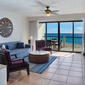 Hyatt Ziva Los Cabos Oceanfront suite living room