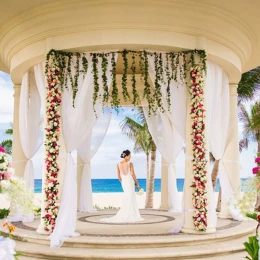 Hyatt Los Cabos wedding gazebo venue.