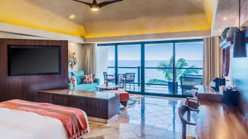 Ocean view king suite at at Hyatt Ziva Puerto Vallarta